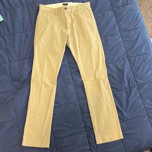 28x30 Slim J. Crew Khakis